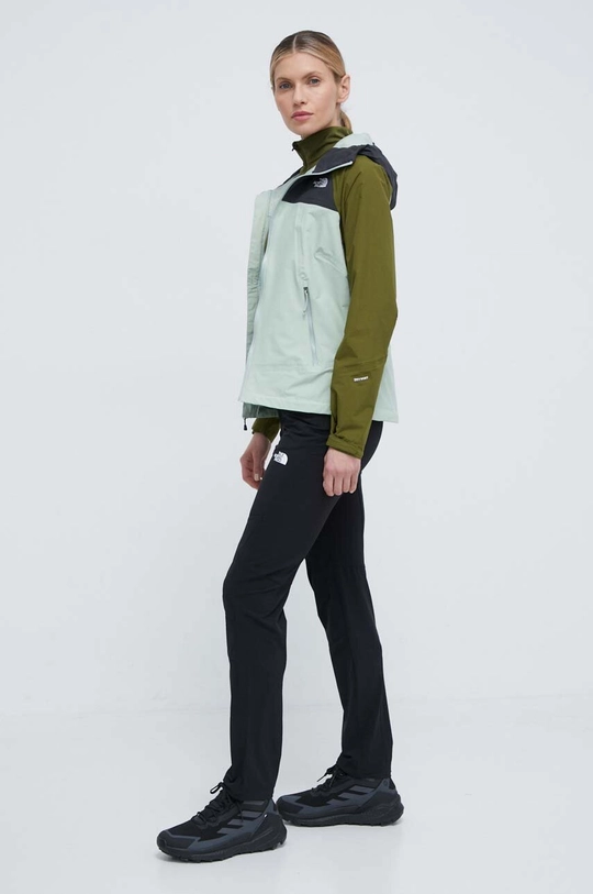 The North Face longsleeve sportowy Flex zielony