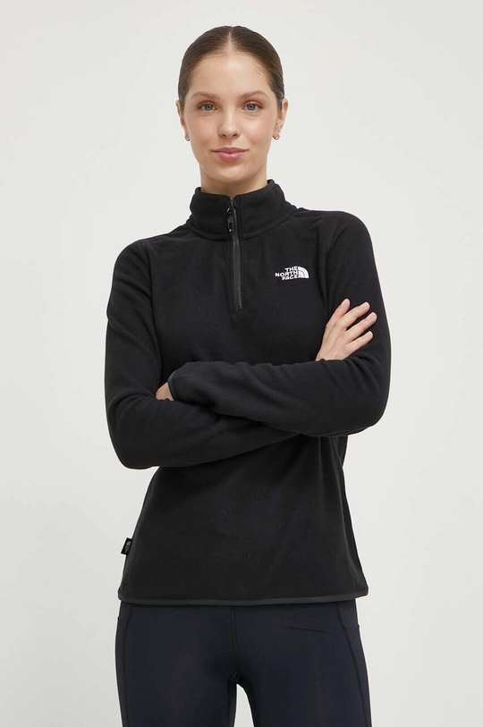 czarny The North Face bluza sportowa 100 Glacier Damski