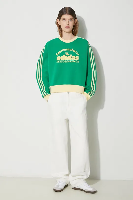 zielony adidas Originals bluza Retro GRX Sweat Damski