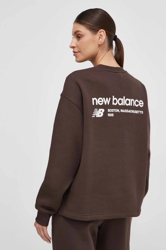 hnedá Mikina New Balance Dámsky