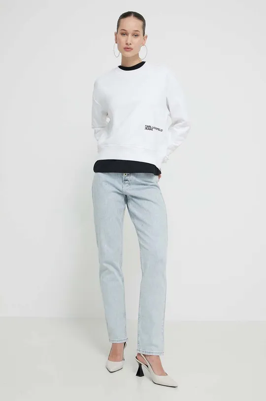 Karl Lagerfeld Jeans felpa 90% Cotone biologico, 10% Poliestere riciclato