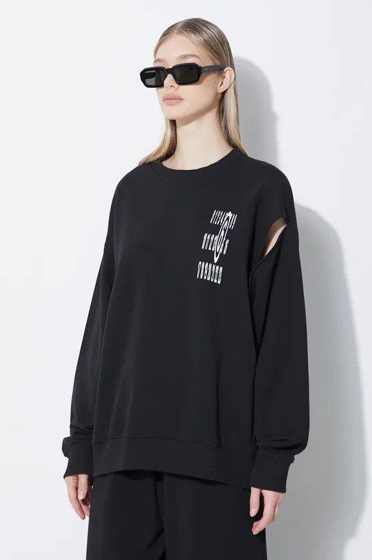 чёрный Кофта MM6 Maison Margiela Женский