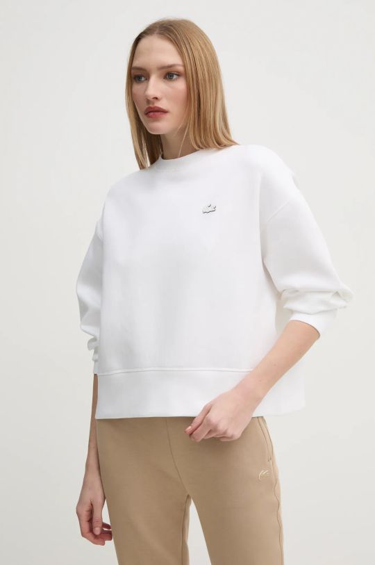 Суичър Lacoste изчистен бял SF5614