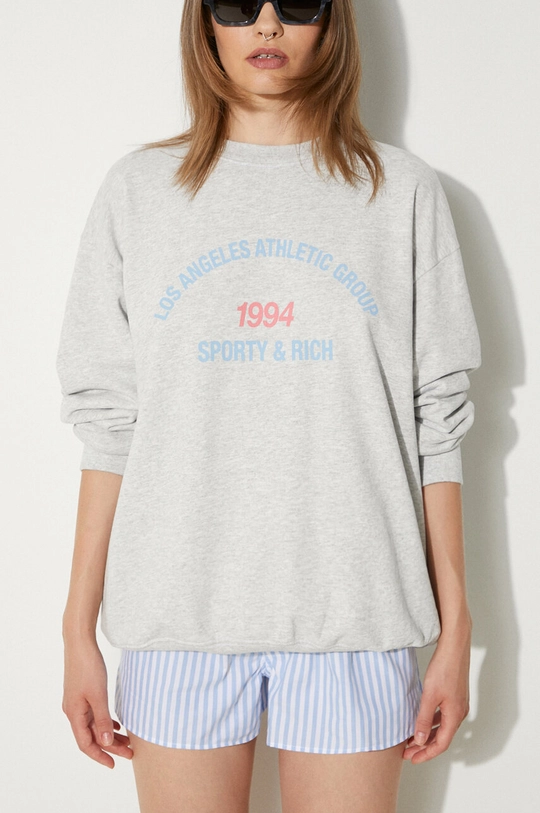 Sporty & Rich sweatshirt LA Athletic Group Crewneck WS067S402LH gray