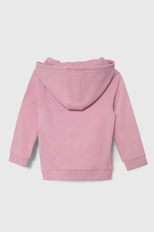 Παιδική βαμβακερή μπλούζα Guess ροζ