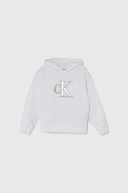 білий Дитяча кофта Calvin Klein Jeans Для дівчаток