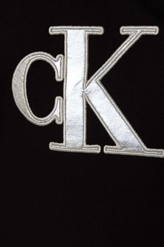 Detská mikina Calvin Klein Jeans Základná látka: 90 % Bavlna, 10 % Polyester Podšívka kapucne : 100 % Bavlna Elastická manžeta: 98 % Bavlna, 2 % Elastan