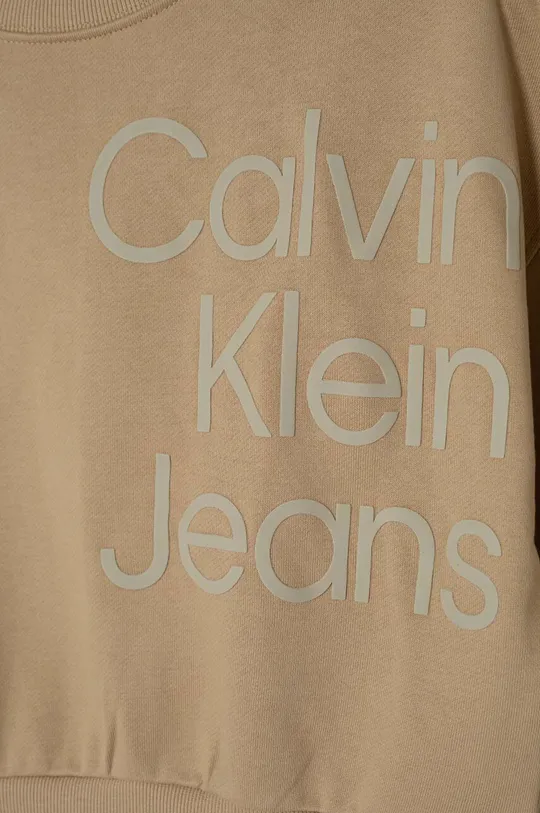 Calvin Klein Jeans bluza bawełniana dziecięca Materiał zasadniczy: 100 % Bawełna, Ściągacz: 97 % Bawełna, 3 % Elastan