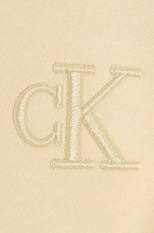 Detská mikina Calvin Klein Jeans Základná látka: 75 % Bavlna, 18 % Polyester, 7 % Elastan Podšívka kapucne : 100 % Bavlna