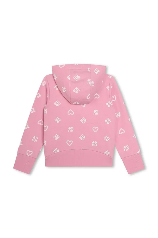Παιδική μπλούζα HUGO ροζ