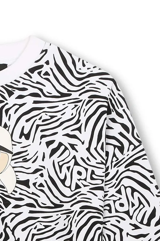 Detská mikina Karl Lagerfeld 50 % Polyester, 45 % Bavlna, 5 % Elastan