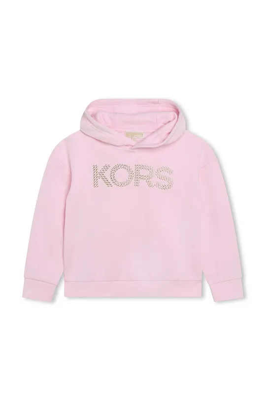 розовый Детская хлопковая кофта Michael Kors Для девочек