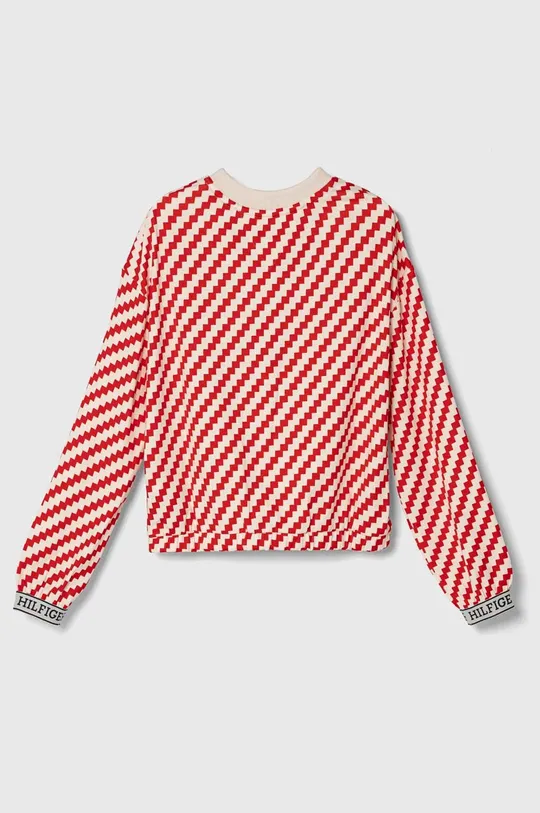 Otroški pulover Tommy Hilfiger rdeča