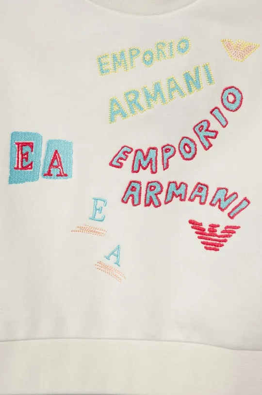 Emporio Armani bluza dziecięca Materiał zasadniczy: 88 % Bawełna, 12 % Poliester, Ściągacz: 99 % Bawełna, 1 % Elastan