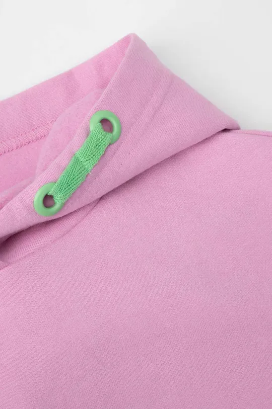 ροζ Παιδική βαμβακερή μπλούζα Coccodrillo