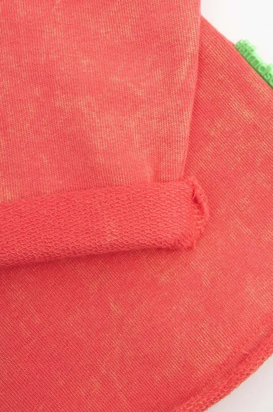 rdeča Otroški bombažen pulover Coccodrillo
