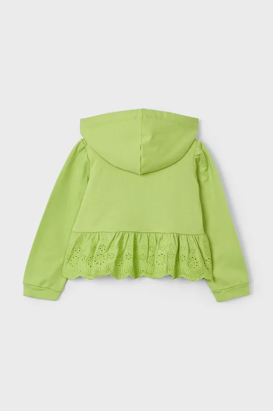 Mayoral bluza bawełniana dziecięca zielony