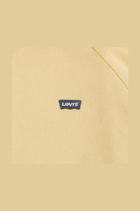 żółty Levi's bluza dziecięca LVG PULLOVER HOODIE