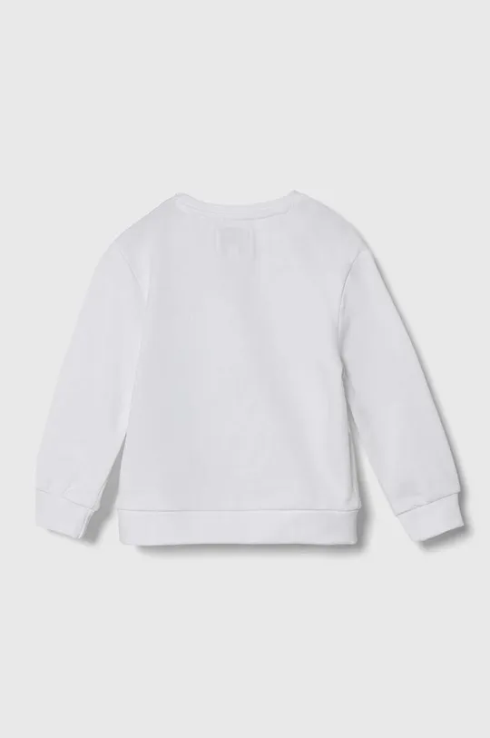 Παιδική βαμβακερή μπλούζα Guess λευκό