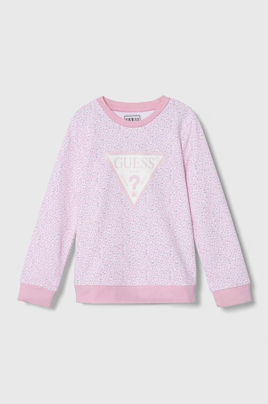 rosa Guess felpa in cotone bambino/a Ragazze