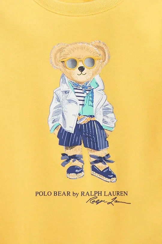 Dječja dukserica Polo Ralph Lauren zlatna