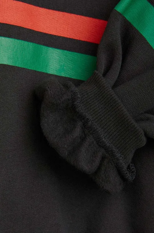 czarny Mini Rodini bluza bawełniana dziecięca