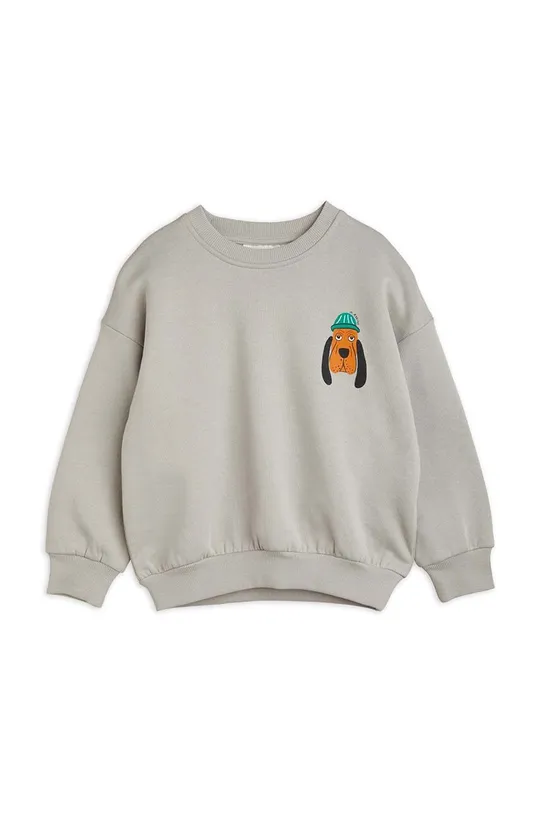 Otroški bombažen pulover Mini Rodini siva