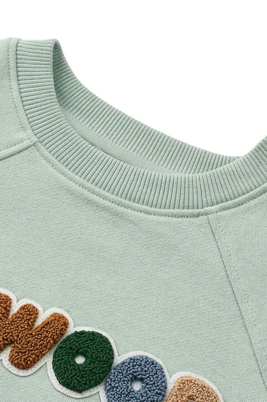 modra Otroški bombažen pulover Liewood Aude Placement Sweatshirt