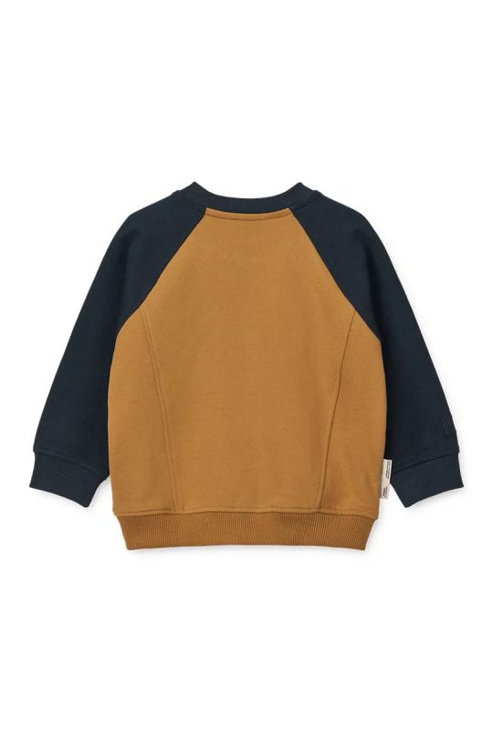 Момче Детски памучен суичър Liewood Aude Placement Sweatshirt LW18792 тъмносин