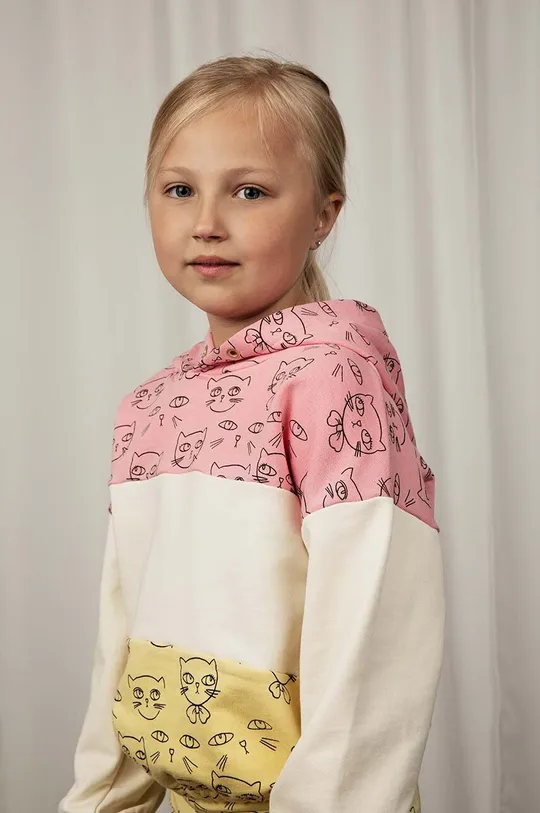 Παιδική βαμβακερή μπλούζα Mini Rodini  Cathlethes