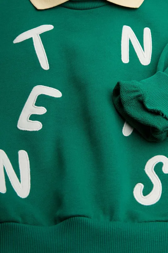 zielony Mini Rodini bluza bawełniana dziecięca  Tennis