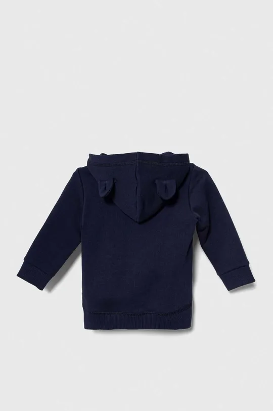 Bombažen pulover za dojenčka United Colors of Benetton mornarsko modra