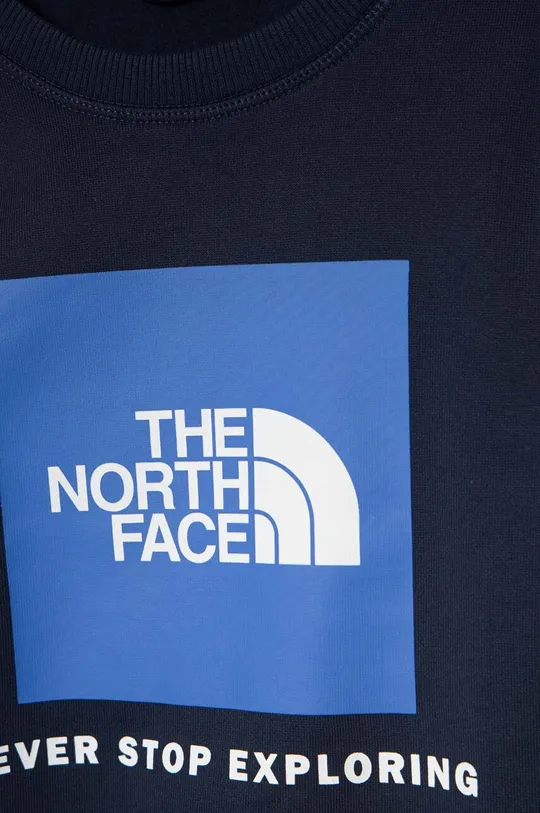 The North Face gyerek melegítőfelső pamutból REDBOX CREW 100% pamut