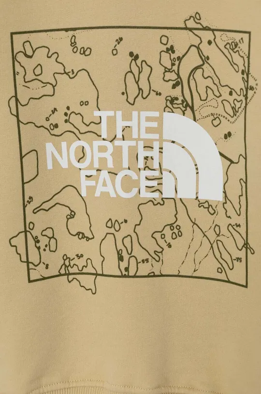 The North Face gyerek melegítőfelső pamutból NEW GRAPHIC CREW 100% pamut