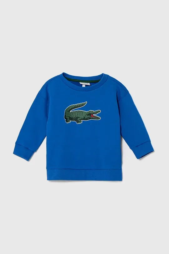 modra Otroški bombažen pulover Lacoste Otroški