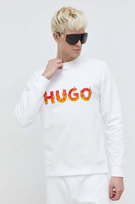 белый Хлопковая кофта HUGO