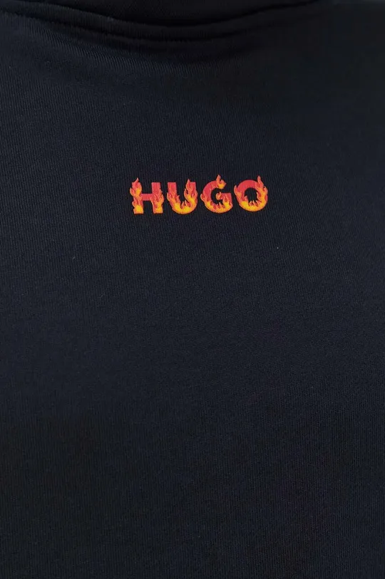 Βαμβακερή μπλούζα HUGO Ανδρικά