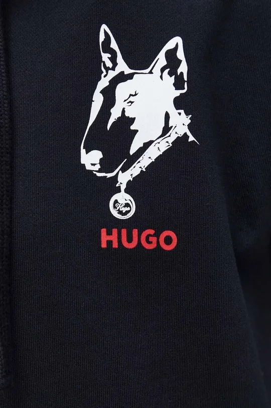 Bombažen pulover HUGO Moški