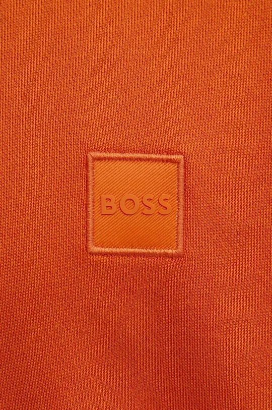 Bombažen pulover Boss Orange Moški