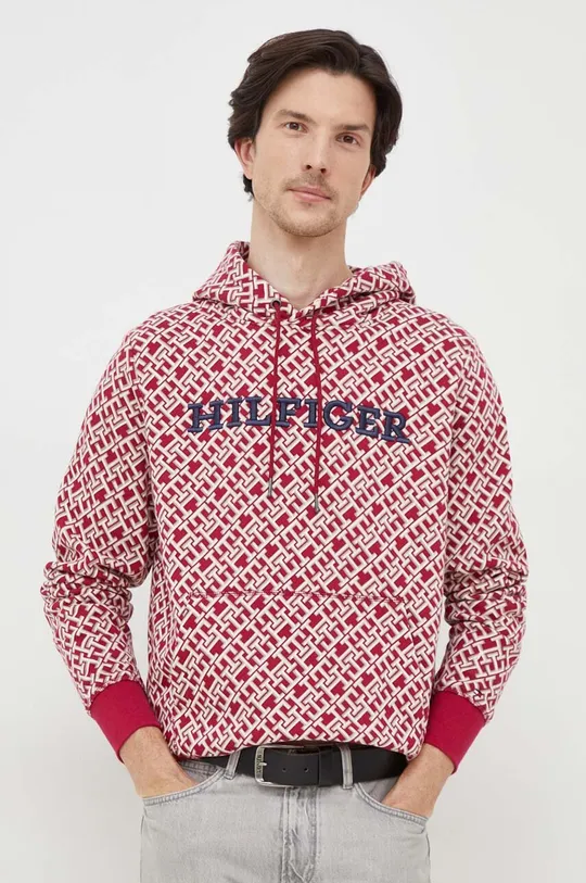 burgundia Tommy Hilfiger felső Férfi