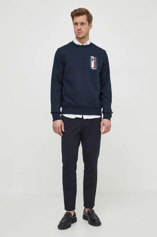 Tommy Hilfiger felpa blu navy