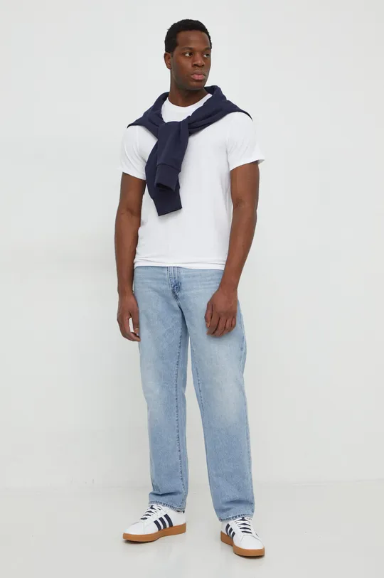 granatowy Calvin Klein bluza bawełniana