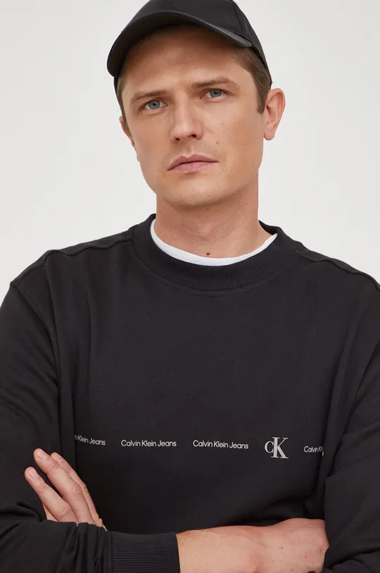 чорний Бавовняна кофта Calvin Klein Jeans