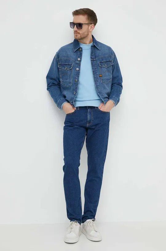 Calvin Klein Jeans bluza niebieski