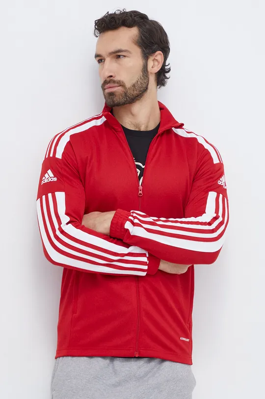 czerwony adidas Performance bluza treningowa Męski