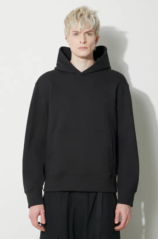 black adidas Originals cotton sweatshirt Contempo French Terry Hoodie Men’s