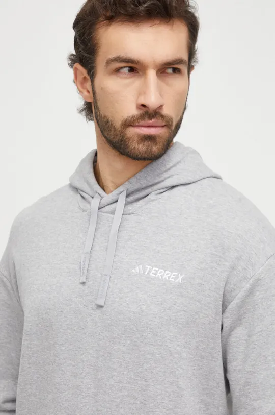 szürke adidas TERREX sportos pulóver