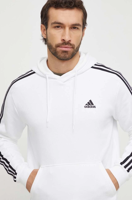 biały adidas bluza