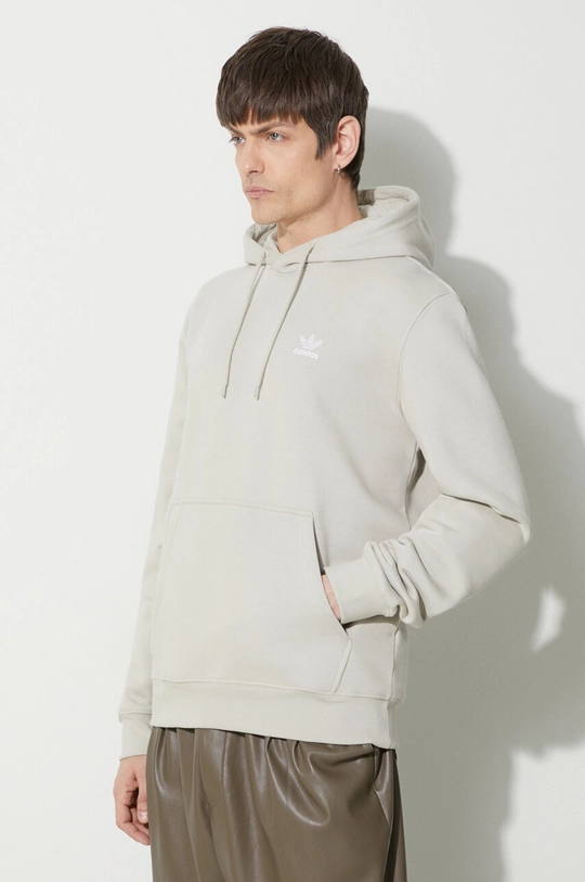 adidas Originals felpa Trefoil Essentials Hoody beige IR7785