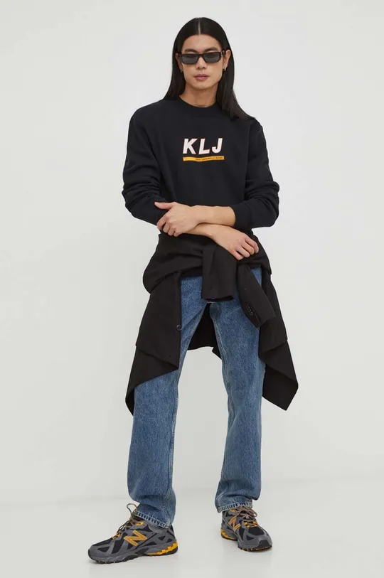 Mikina Karl Lagerfeld Jeans čierna